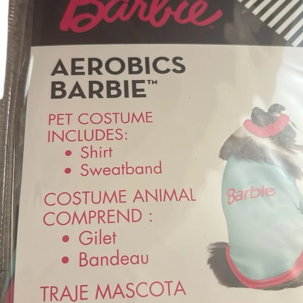 Barbie Aerobics Pet Costume Size Small